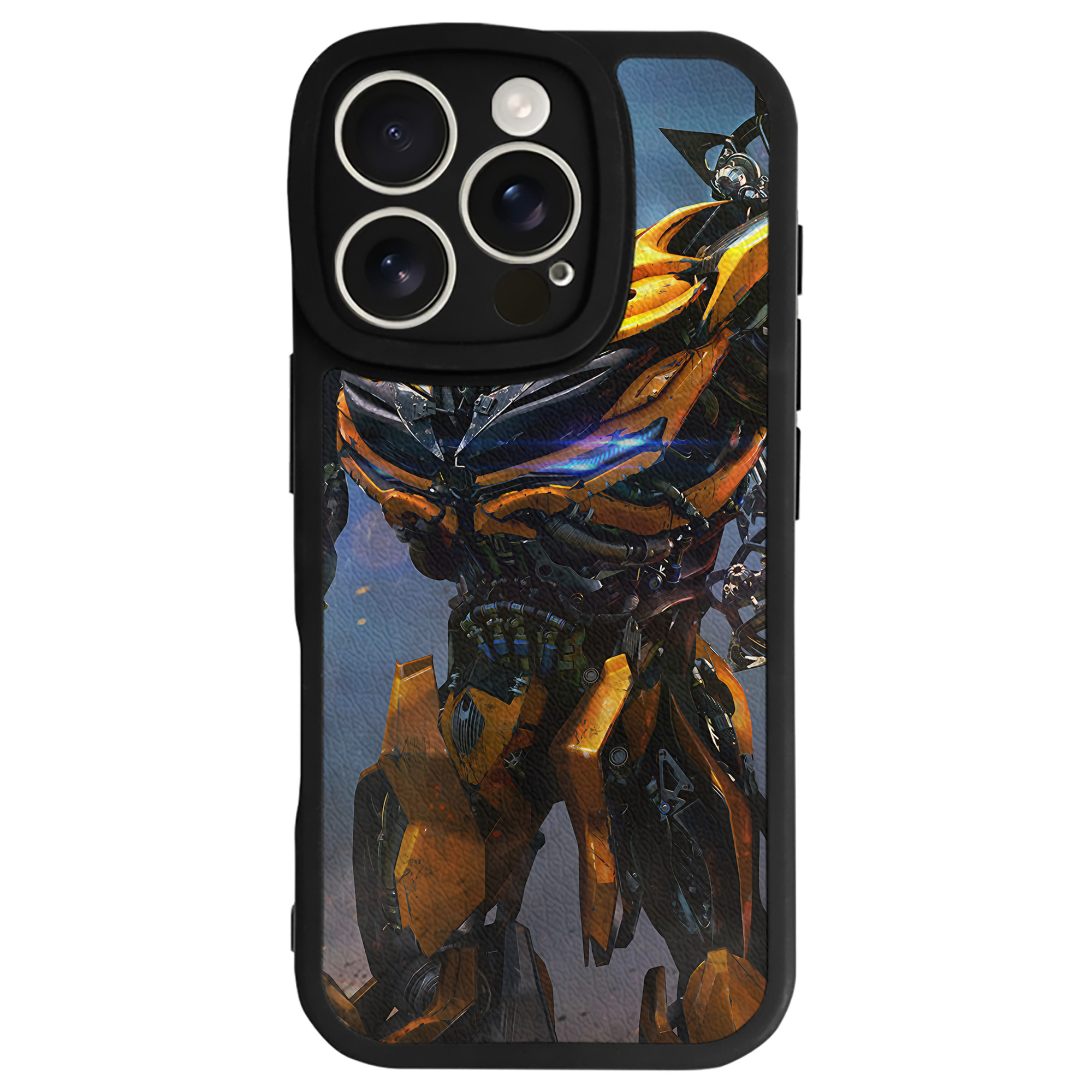 （画像用） Transformers トランスフォーマー 【iPhone 16シリーズ対応】シリコンスマホケース（レザー調） 材質：シリコン